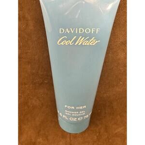 NEW Davidoff Cool Water For Her Shower Gel; 2.5 oz